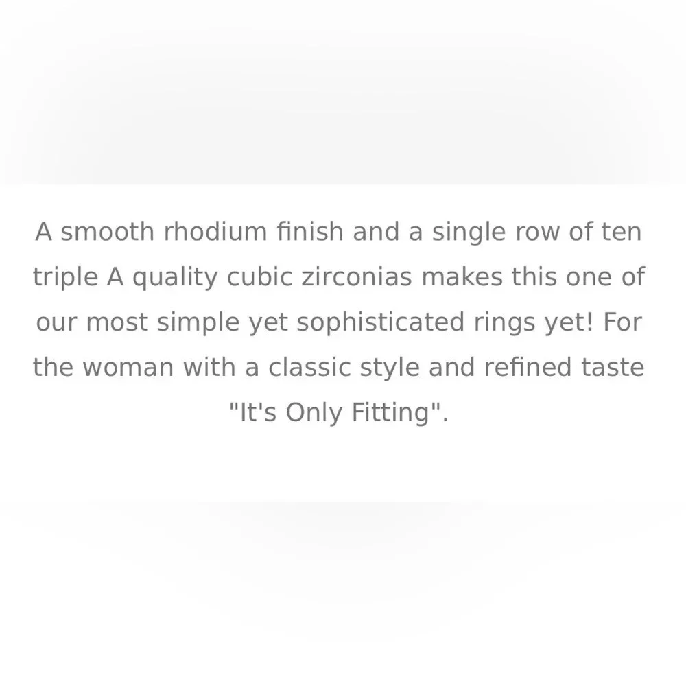 🇨🇦🆕5th Avenue Rhodium Ring - Picture 8 of 16